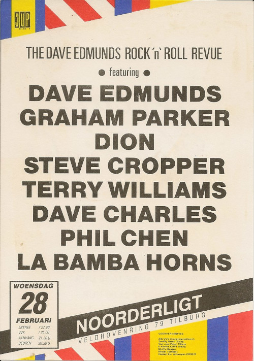 Ticket Dave Edmunds Rock and Roll Revue